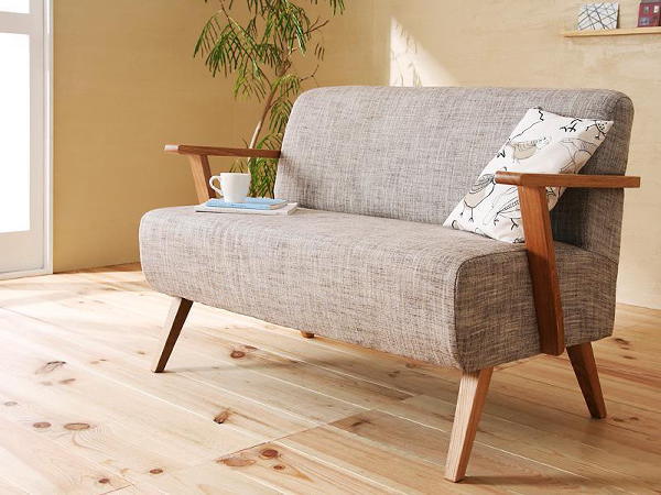 MOTTA （モッタ） 北欧スタイル 2人掛け ファブリックソファ