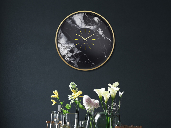 NEXTIME ネクスタイム MARBLE DUO マーブルデュオ ウォールクロック 掛け時計 NXT-3539