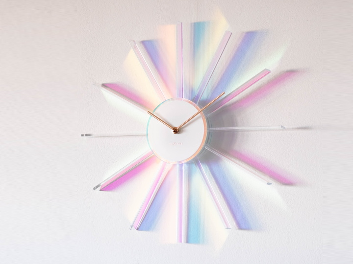 NEXTIME ネクスタイム プリズム ラジアントクロック PRISM LADIANT  ウォールクロック 掛け時計 NXT-J061