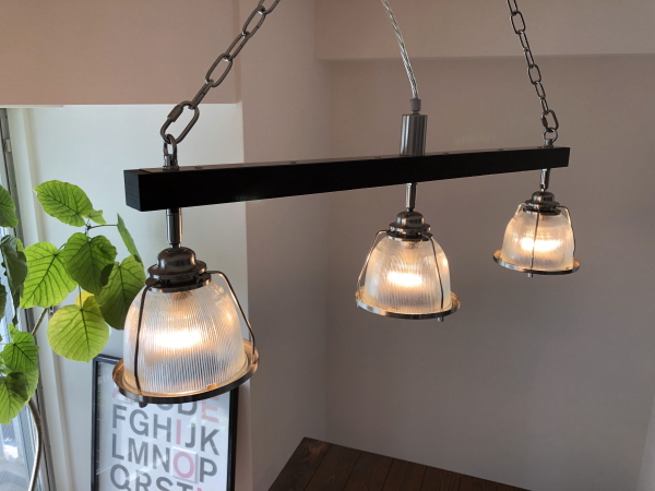 DINER3（ダイナー3）ガラスペンダントライト（リモコン付き）