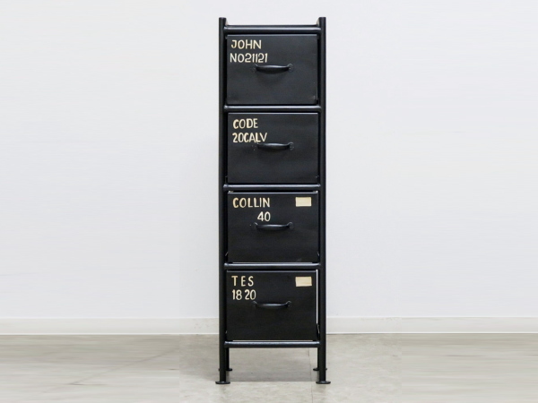 MSGスチールインダストリアルチェスト（4段）