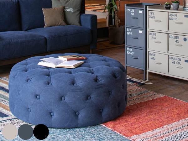 100 ROUND FABRIC STOOL 100 ラウンドファブリックスツール