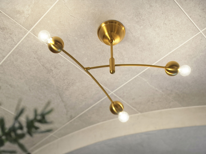 コメット COMETTE 3灯 シーリングライト LT-4372 LT-4373 LT-4374 LT-4375 【INTERFORM】インターフォルム