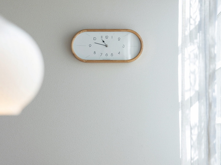 クルヴァ CURVA ウォールクロック 掛け時計  CL-4507【INTERFORM】インターフォルム