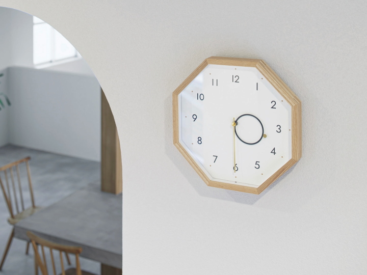 エンネ　ENNE ウォールクロック 掛け時計  CL-4508【INTERFORM】インターフォルム