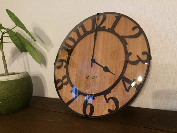 MUSEE WOOD（ミュゼ・ウッド）ウォールクロック（壁掛け電波時計）