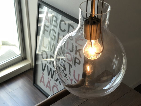 Orite（オリテ）ガラスペンダントライト（ラウンド）