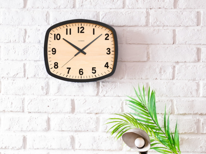 アールスクエアクロック R-SQUARE CLOCK 電波掛け時計 CH-028【INTERZERO】インターゼロ