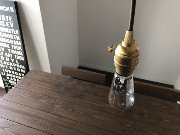 Laiton（レイトン）1灯真鍮ソケットペンダントライト