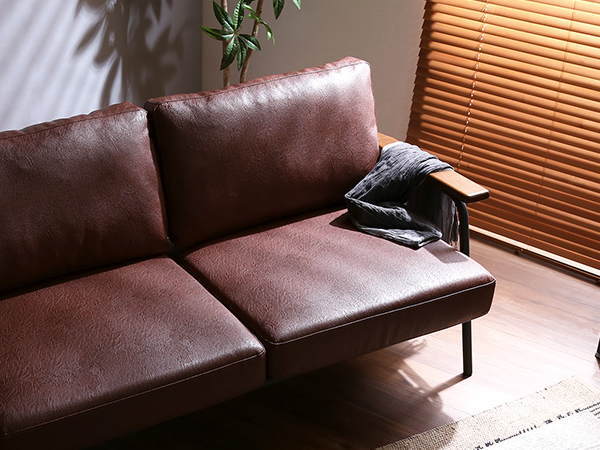 BOND（ボンド）ポケットコイル合皮ソファ