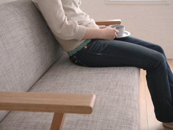 MOTTA （モッタ） 北欧スタイル 2人掛け ファブリックソファ