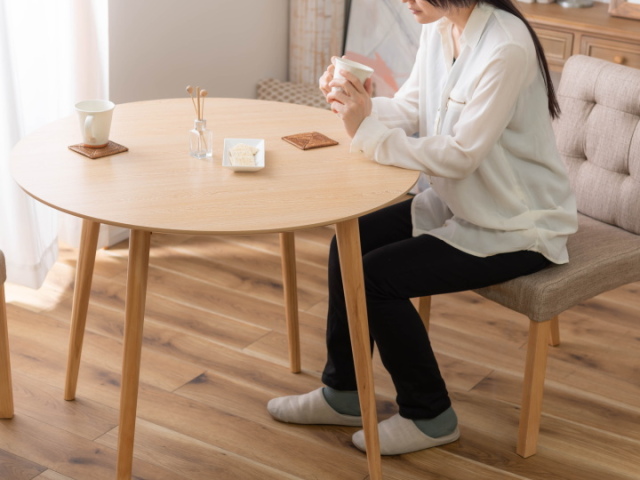 2人用 ラウンド ダイニングテーブル　TAP-001