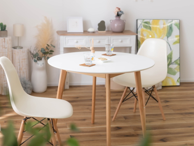 2人用 ラウンド ダイニングテーブル　TAP-001