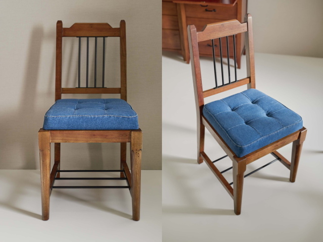 【2脚セット】 MINDY　ミンディ　ダイニングチェア（天然木）