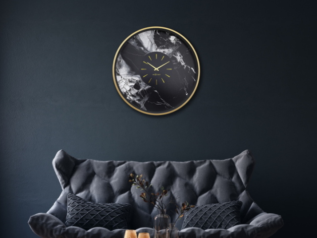 NEXTIME ネクスタイム MARBLE DUO マーブルデュオ ウォールクロック 掛け時計 NXT-3539