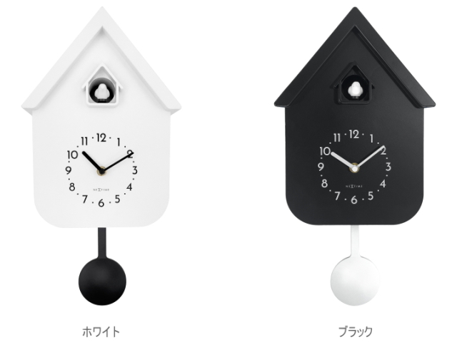 NEXTIME ネクスタイム TWITTER ツイッター ウォールクロック 振り子時計 掛け時計 NXT-3328