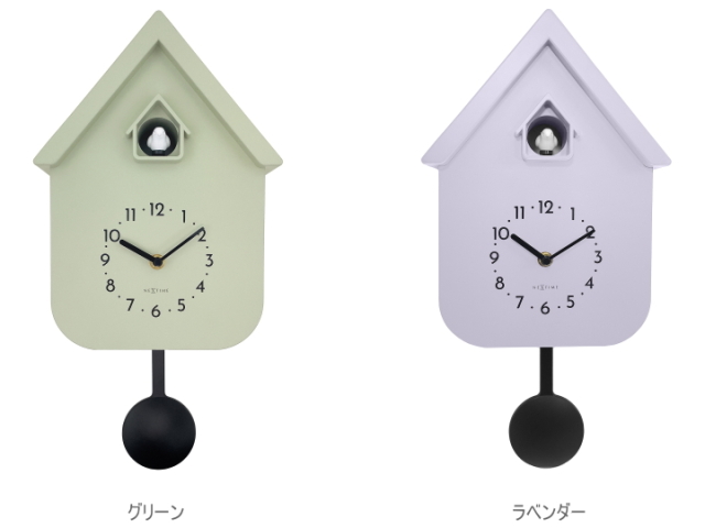 NEXTIME ネクスタイム TWITTER ツイッター ウォールクロック 振り子時計 掛け時計 NXT-3328