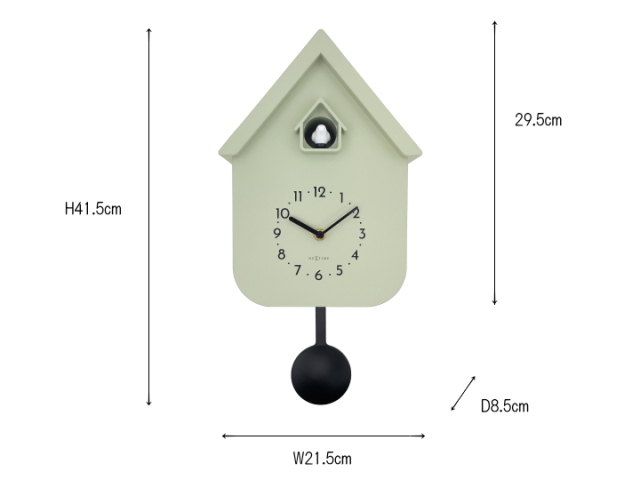 NEXTIME ネクスタイム TWITTER ツイッター ウォールクロック 振り子時計 掛け時計 NXT-3328