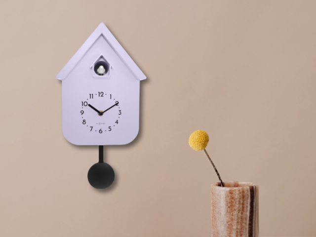 NEXTIME ネクスタイム TWITTER ツイッター ウォールクロック 振り子時計 掛け時計 NXT-3328