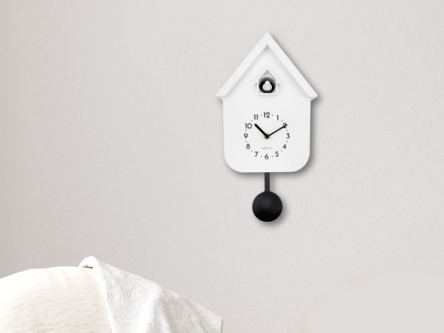 NEXTIME ネクスタイム TWITTER ツイッター ウォールクロック 振り子時計 掛け時計 NXT-3328