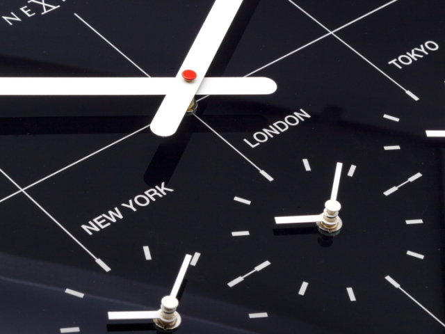 NEXTIME ネクスタイム BIG CITY ビッグシティ 掛け時計 世界時計 NXT-8197