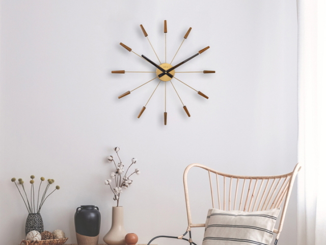 NEXTIME ネクスタイム PLUG INN プラグイン（ブラウン） 掛け時計 NXT-2610BR