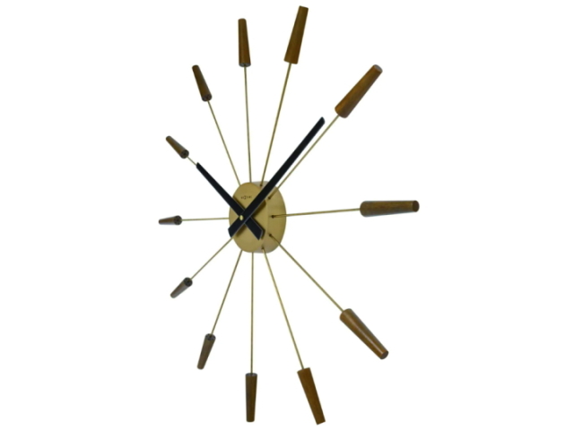 NEXTIME ネクスタイム PLUG INN プラグイン（ブラウン） 掛け時計 NXT-2610BR