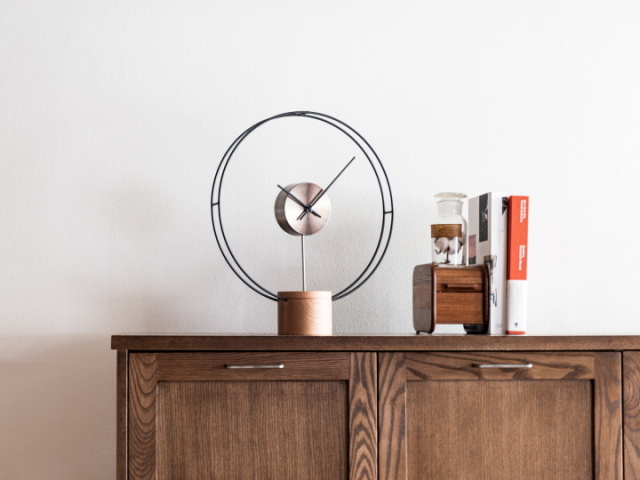 NEXTIME ネクスタイム SATELLITE サテライト テーブルクロック 置き時計 NXT-J026