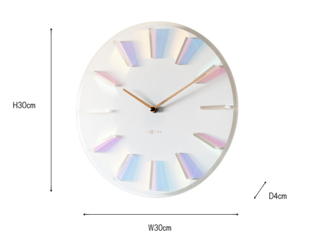 NEXTIME ネクスタイム プリズム PRISM ウォールクロック 掛け時計 NXT-J059