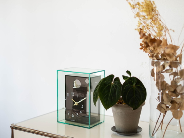 NEXTIME ネクスタイム アクリル クッククー ACRYLIC CUCKOO テーブルクロック 置き時計 NXT-J060