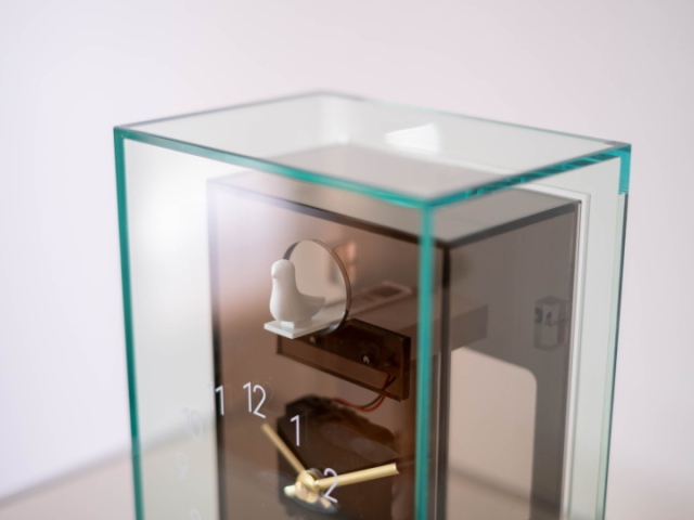 NEXTIME ネクスタイム アクリル クッククー ACRYLIC CUCKOO テーブルクロック 置き時計 NXT-J060