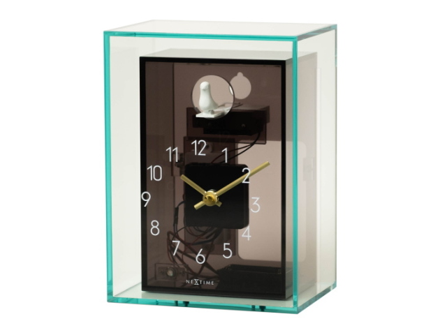 NEXTIME ネクスタイム アクリル クッククー ACRYLIC CUCKOO テーブルクロック 置き時計 NXT-J060
