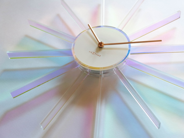 NEXTIME ネクスタイム プリズム ラジアントクロック PRISM LADIANT  ウォールクロック 掛け時計 NXT-J061