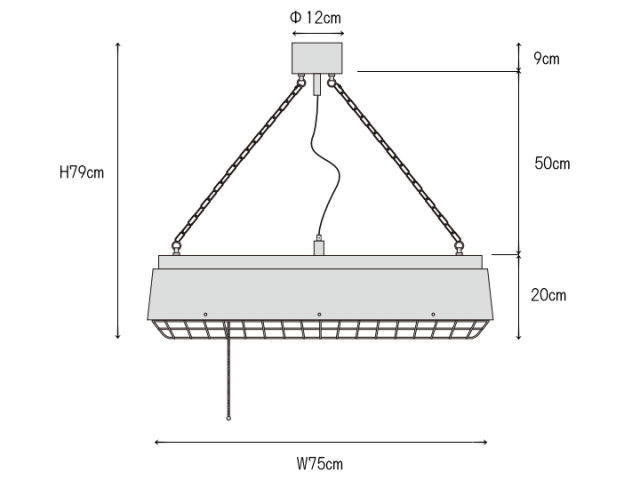 コンプトンランプ COMPTON LAMP 6灯 ペンダントライト CM-001　【HERMOSA】ハモサ