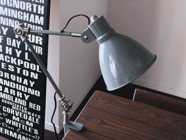 インダストリーデスクランプ INDUSTRY DESK LAMP　クランプタイプ EN-007D　【HERMOSA】ハモサ