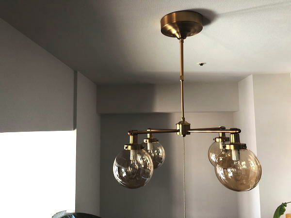 MOON CROSS（ムーンクロス）4灯ガラスシーリングライト