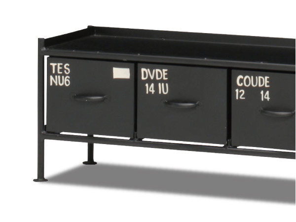 MSG インダストリアル スチールチェスト（横型4杯）