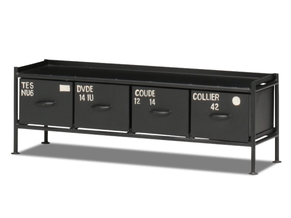 MSG インダストリアル スチールチェスト（横型4杯）