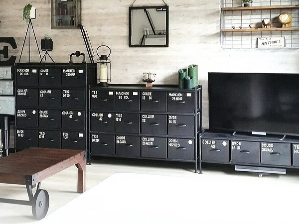 MSG インダストリアル スチールチェスト（横型4杯）