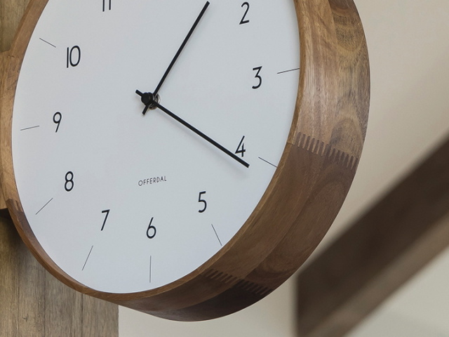 アールノ AARNO ウォールクロック （両面時計） CL-4464  【INTERFORM】インターフォルム