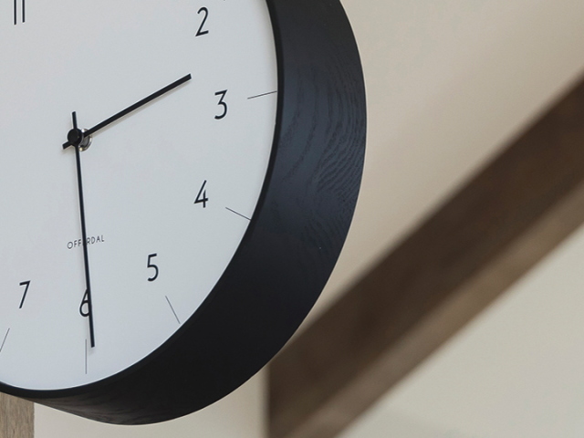 アールノ AARNO ウォールクロック （両面時計） CL-4464 【INTERFORM