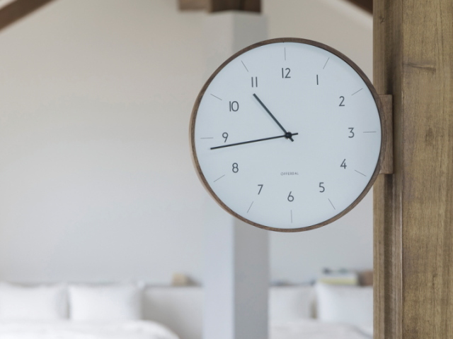 アールノ AARNO ウォールクロック （両面時計） CL-4464  【INTERFORM】インターフォルム