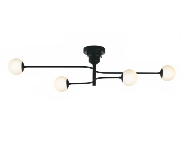 シュマン4 CHEMIN4 シーリングライト 4灯 LT-4460【INTERFORM】インターフォルム