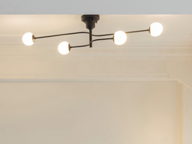 シュマン4 CHEMIN4 シーリングライト 4灯 LT-4460【INTERFORM】インターフォルム