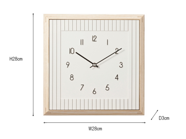 エッケ ECKE ウォールクロック 掛け時計  CL-4510【INTERFORM】インターフォルム