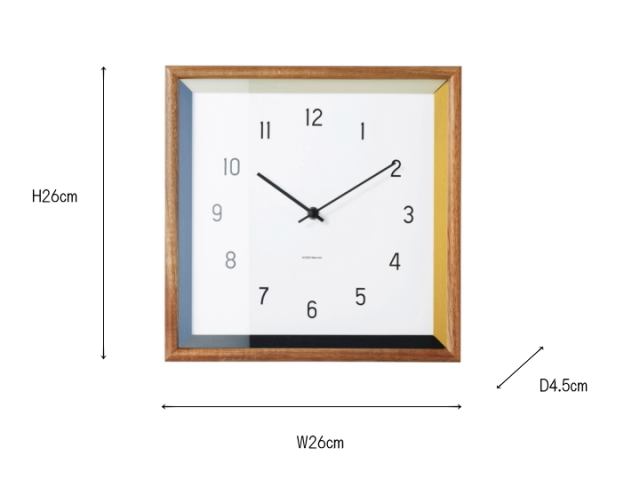 ファーヴ FARVE ウォールクロック 掛け時計 CL-4566【INTERFORM