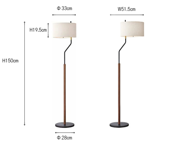 フェリット FELITTO フロアライト LT-3911 【INTERFORM】インターフォルム