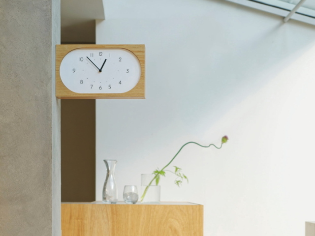 ナーヴィス NAVIS 両面時計 （掛け時計） CL-4562  【INTERFORM】インターフォルム