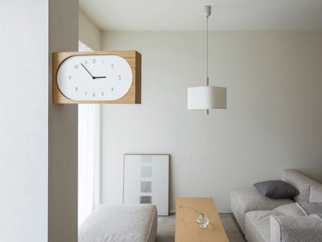 ナーヴィス NAVIS 両面時計 （掛け時計） CL-4562  【INTERFORM】インターフォルム