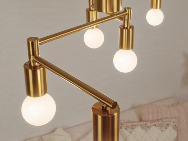 送料無料 POLARE（ポラーレ）6灯シーリングライト 【INTERFORM